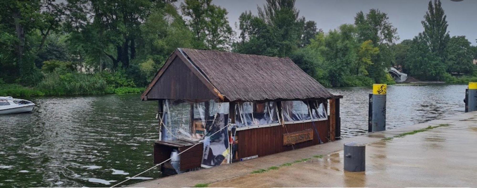 Das Naturfloss - Biberspur Brandenburg  Exterior photo